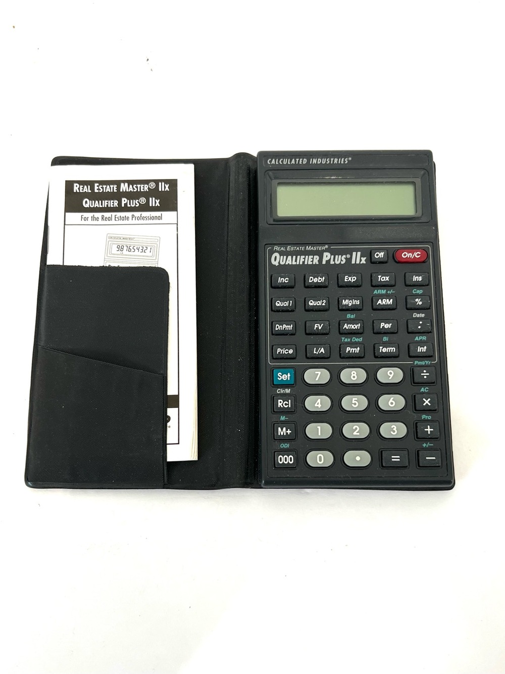 Qualifier Plus IIx Real Estate Calculator - Black